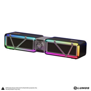 Divoom D-Base High-Fidelity Gaming Soundbar Bluetooth Desktop Speaker with RGB Lights