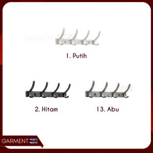 Gantungan Baju Galvalum Dinding Kait Cantolan Pakaian Perkakas Rumah Kamar Mandi Kapstok Baju Tas