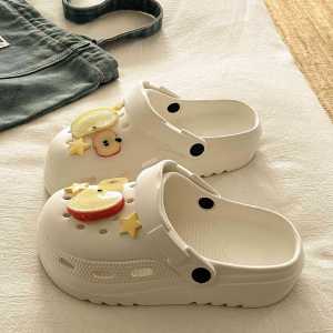 [Free Shipping] Comfortable And Stylish For Commuting These Ultra-Realistic Apple-Sliced EVA Clogs Are Perfect For Wearing All Day Long Without Tiring Your Feet.They Can Also Be Worn As Outdoor Sandals