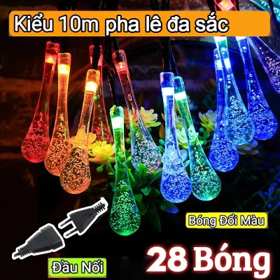 Dây đèn Led nháy bi bọt 10M-40M trang trí tết trang trí đào quất đèn nháy trang trí noel giáng sinh đèn nháy trang trí trong nhà ngày tết siêu đẹp cao cấp giá rẻ