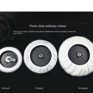 Car Wash Waxing Polishing Set Lambs Wool Buffing Wax Polishing Set Cleaning Tools For Car Buffing