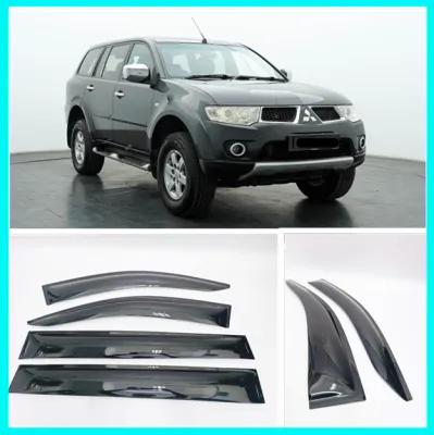 Mitsubishi Pajero Sport / Montero Sport / Nativa / Pajero Nakar 2008-2016 5 INCH COSMO OEM Style High Quality Air Press Window Door Visor
