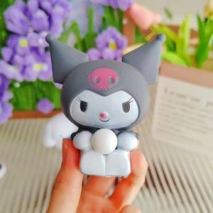 Squishy Sanrio Kuromi Bubble blowing Cute Cartoon Stress Relief Breathable Slow Rebound toys