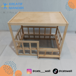 Ranjang Rajut Tipe 50 DIY - Ranjang Meja - Cats Wall - Cat Playground