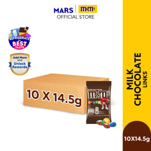 M&Ms® Milk Chocolate Links 14.5g [Bundle of 10] | Imported Chocolates | Chocolate Bundle for Christmas Gift Ideas