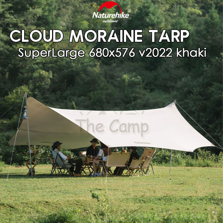 Naturehike Cloud Moraine Super Large Tarp Flysheet Silver Coated