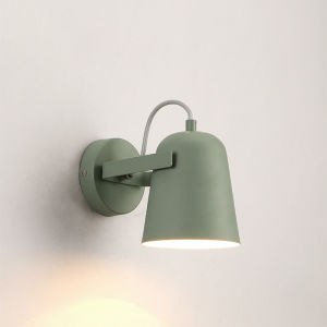 Nordic E27 LED wall lamp iron Rotatable sconces light indoor home kitchen bedroom bedside living room decoration illumination