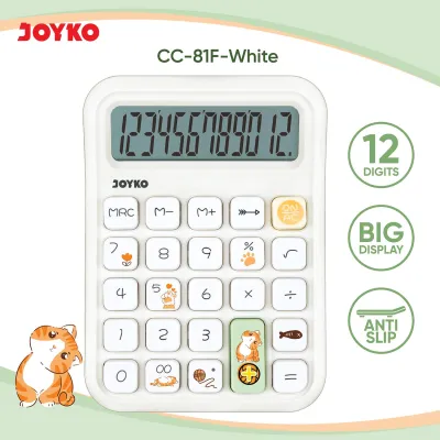 JOYKO Calculator Kalkulator Aesthetic CC-81F 12 Digits