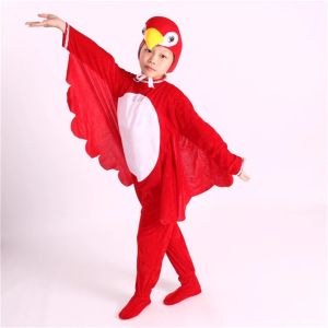 Halloween Cosplay Costumes for Children Animal Cartoon Bird Parrot Jumpsuit Headgear Kids Party Performance Costumes2026