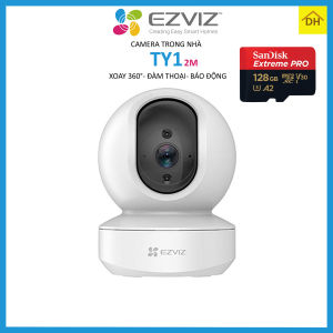 Camera EZVIZ TY1 2M FHD 1080p Xoay 360 Độ- Đàm Thoại 2 Chiều- Báo Động Chống Trộm- Wifi Trong Nhà Chính Hãng