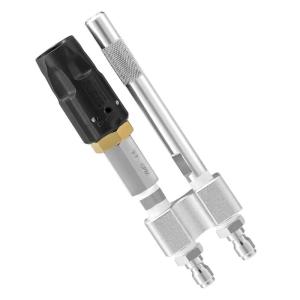 Adjustable Downstream Soft Wash Nozzle for Roofs Exterior Walls Decks Fences Gardens Adjustable for Pressure Washers