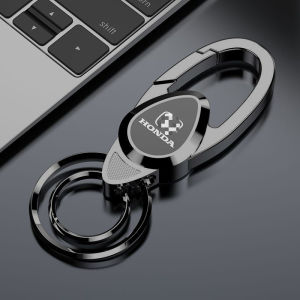 Heavy Duty Aluminum Alloy Car Keychain Key Ring for Men Universal Fit Creative Key Holder