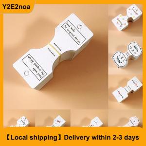 【Local shipping】 50PCS White Folding paperboard adult childrens hair clip paperboard hair rope card hair ornament headdress packaging material