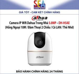 Camera IP Wifi Dahua Trong Nhà 5.0MP – DH-H5AE (Hồng Ngoại 10M / Đàm Thoại 2 Chiều / Có LAN / Thẻ Nhớ)