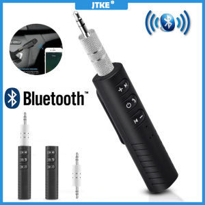 JTKE Wireless Bluetooth 5.0 Receiver Transmitter Adapter 3.5mm Jack for Car Music Audio AUX A2DP Headphone Handsfree Reciever