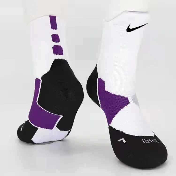 Professional Hyper Elite Socks Mid Cut Non-slip Sports Socks Towel Bottom  Basketball Socks