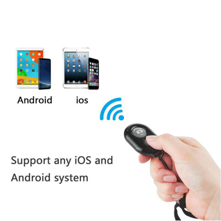 Bluetooth Remote Shutter for Android/iPhone Phone Free Battery for