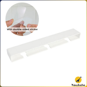 Naukaha【Ready in Stock】 Wine Glass Holder Wall Mounted Multi-Function Wine Glass Hanging Rack Hanging Storage Shelf