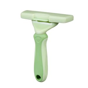 YINGXING Tẩy Lông Chỉ Với Một Lần Bấm Nút Lược gỡ lông thú cưng Việc loại bỏ lông rụng Thiết kế cong Bàn chải chải lông chó Chăm sóc tóc Lược tẩy lông Lược tỉa lông thú cưng Chăm sóc lông mèo
