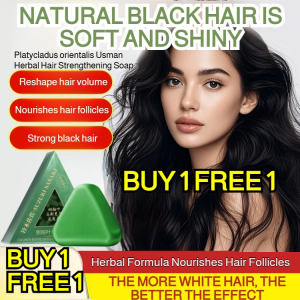 🥇 BUY1 FREE 1🥇Anti-hair loss shampoo bar Strengthening hair Arborvitae Usman soap Herbal soap Oil control Nourishing and cleansing essential oil soap ⚡LazFlash⚡