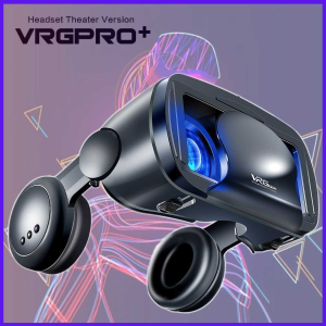COD VRG Kacamata VR Box 3D Virtual Reality Glasses with Headphone Buat HP Smartphone Gaming Nonton