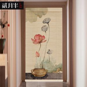 Sunshade For Home Window Bamboo Blinds Outdoor Blinds Club Background Decorative Curtain Living Room Entrance Partition Curtain Bamboo Blinds Roller