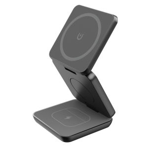 3 in 1 Magnetic Foldable Wireless Charger Stand for iPhone 15 14 13 12 Watch 8 7 Airpods Pro Fast Charging Dock Station