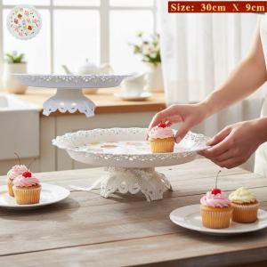 Durable 2 Tier & 3 Tier cake stand set: dessert stand buffet setsweet station buffet set cup cakes stand layercupcakes stand layercake holder with standfruit tray stand for new yearcandy stand for birthday setcandy corner plateparty needs decor
