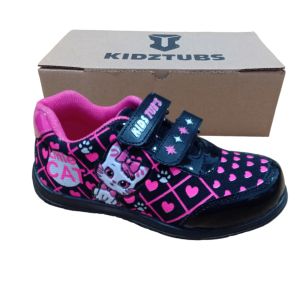 Sepatu Sekolah Anak Perempuan Cewek Laki Laki Kecil Tanggung Warna Hitam Kelas Umur 6-10 Tahun PAUD TK SD SMP SMA 1 2 3 4 5 6 7 8 9 0 -KIDZTUBS0924212009