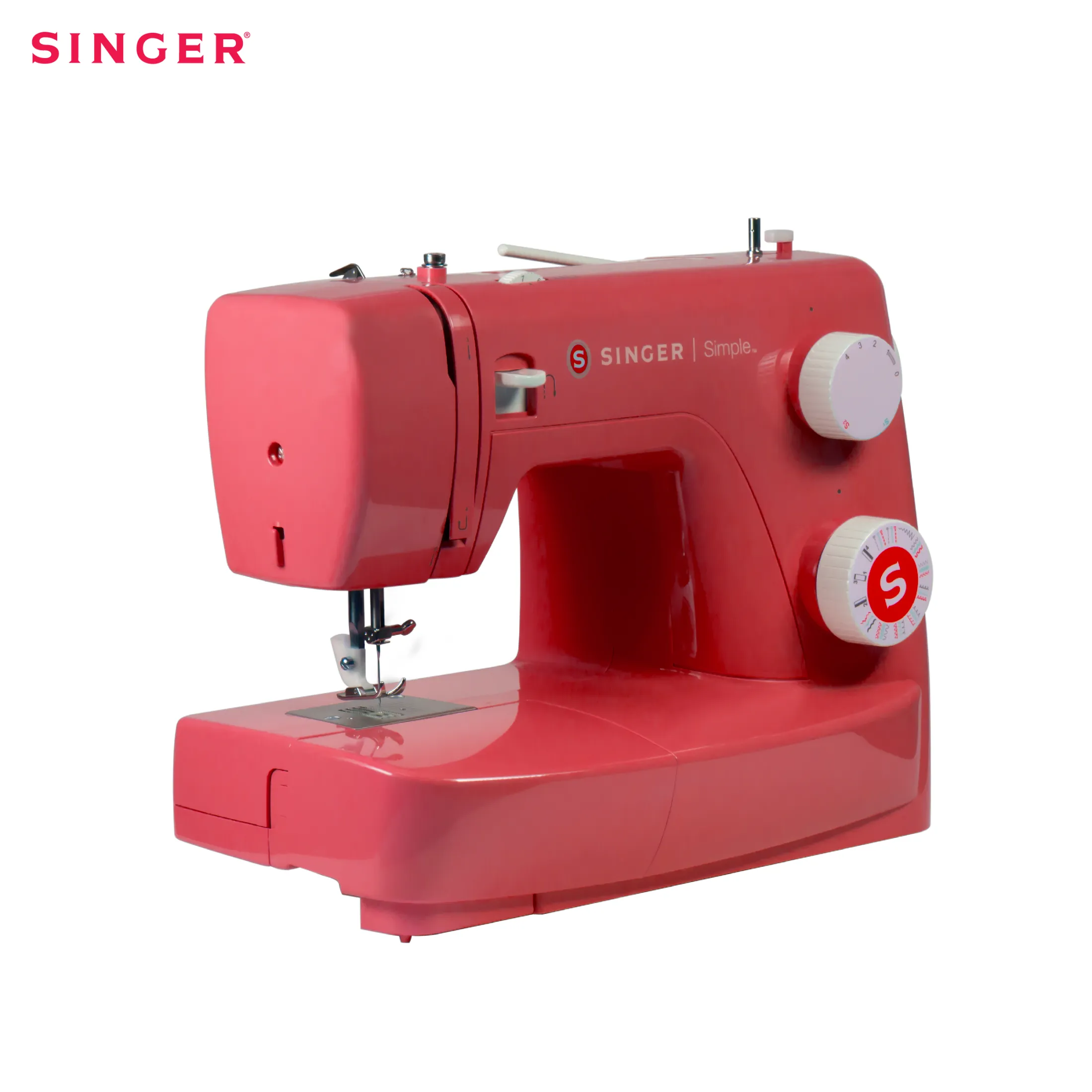 SINGER 3223R จักรกระเป๋าหิ้ว สีแดง จักรเย็บผ้าไฟฟ้า (ซิงเกอร์)