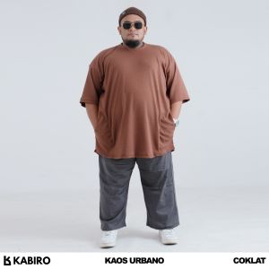 KAOS URBANO KABIRO Kaos Kurta Casual Big Size Maxi 4XL 5XL 6XL Jumbo Pria ROSAL Original