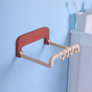 Hourser 3Pcs Storage Rack Punch-free Wall Mounted holder Home Bathroom Rack Shelf Space Savers Organizer