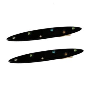 Lấp lánh thạch barrettes Acetate Kẹp Tóc công cụ tạo kiểu tóc kẹp tóc cho nữ Cô gái bên và mặc giản dị