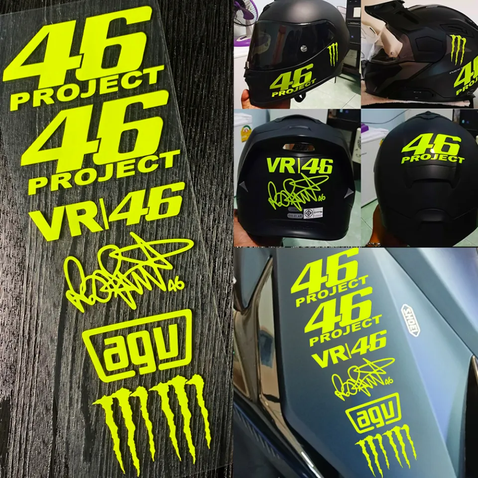 VALENTINO ROSSI THE Doctor 46 Movistar Yamaha Large Decal sticker set  $10.90 - PicClick