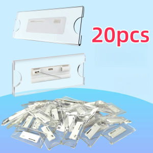 10-50Pcs Name Tag Blank Name Badges/Blank Acrylic Name Plate/ID Name Plate Badge Holder/Blank Insert Name Tag Badge 70x30mm.
