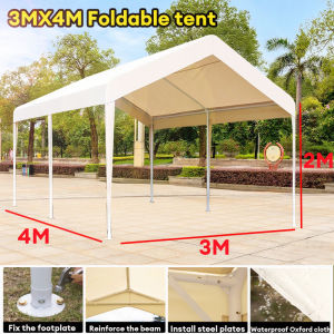 <𝙇𝙖𝙯𝙈𝙖𝙡𝙡> 【SG stock】 Gazebo 3x3m Tentage Canopy Outdoor BBQ Tent Picnic Carpark Shelter Night Market Bazaar