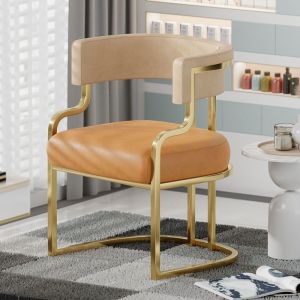 Light luxury dining chair high-end ho sofa chair mahjong chair manicure chair front desk reception chair dressing table luxury bobohouse ih1b
