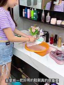 Five-Sided Shoe Brush Household Non-Damaging Hard Bristle Shoe Brush Shoe Cleaning Special Brush Shoe Cleaning Tool Cleaning Board Brush Clothes Washing F[ Free Shipping ]