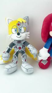 Sonic Stuffed Plush Toys Sonic The Hedgehog Tals Silver Peripheral Toys Knuckles Tail Soft Stuffed Dolls Gifts for children