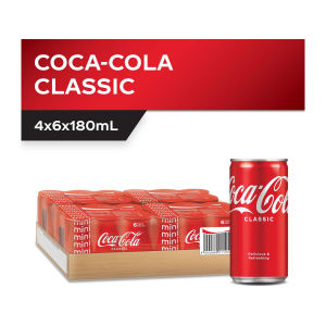 24x180ml【Coca-Cola Classic Mini Cans】
