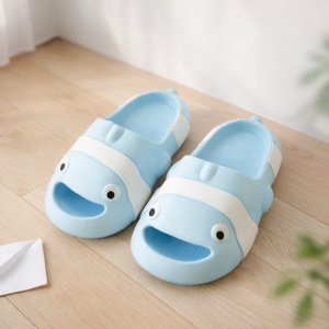 CHỌN TĂNG 1 SIZE - Dép Đúc Nguyên Khối Nam Nữ Hình Con Cá Dễ Mang Màu Sắc Tươi Sáng