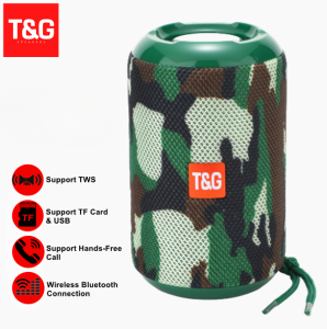 T&G TG-264 TWS Bluetooth V5.0 Multi-Function Portable Wireless Speaker with Strap Super Bass Sound