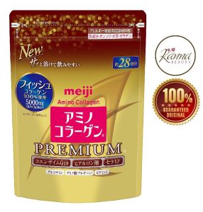 Meiji Amino Collagen Premium Powdered Drink Resealeable Pack 196g