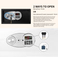 Home Safe Box Fireproof Waterproof Set, Anti-Theft Home Safe with LCD Electronic Lock & 2 Backup Keys, Digital Security Fireproof Safety Box for Home Hotel Money Firearm Documents Medicines. 