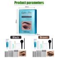 Brow Lift /Eyebrow Lamination Diy - Kit Pengangkat Alis Alis Perm Lotion Alis Mata Laminasi Semi Permanen Salon Kecantikan Pengangkatan Alis Perming Nutrisi - Cokelat/Hitam. 