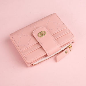 Janine Fashion ladies mini short purse zipper card holder coin wallet