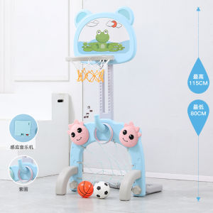 GooGoo Bird 3 IN 1 Children Basketball Stand Adjustable Height With Football Soccer Toy Kids Baby Home Sport Shooting Game Playground