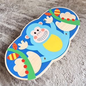 Thiết bị thể thao trong nhà đào tạo ván cân bằng gỗ giác cho trẻ em & người lớn huấn luyện viên sức mạnh cốt lõi & phối hợp