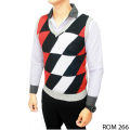 Vest Rompi Rajut - Kombinasi Warna. 
