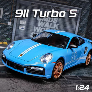 【RUM】 Mô Hình Xe Hơi Hợp Kim Porsche 911 Turbo S Tỷ Lệ 1:24 Đồ Chơi Xe Hơi Đúc Hiệu Ứng Âm Thanh & Ánh Sáng Cho Bé Trai Quà Tặng Sinh Nhật Đồ Chơi Xe Hơi Đồ Chơi Trẻ Em Mô Hình Xe Hơi Đồ Chơi Xe Hơi Bé Trai Bộ Sưu Tập Mô Hình Bánh Xe Bán Chạy